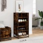 vidaXL Scarpiera Rovere Fumo 48x38x97,5 cm in Legno Multistrato
