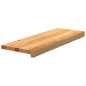 vidaXL Gradini 12 pz Marrone Chiaro 70x25x2 cm Legno Massello Rovere