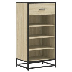 vidaXL Scarpiera Rovere Sonoma 48x38x97,5 cm in Legno Multistrato