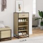 vidaXL Scarpiera Rovere Sonoma 48x38x97,5 cm in Legno Multistrato