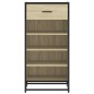 vidaXL Scarpiera Rovere Sonoma 48x38x97,5 cm in Legno Multistrato