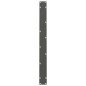 vidaXL Gambe per Tavolino Antracite 2 pz 90x(72-73) cm Acciaio