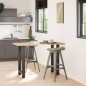 vidaXL Gambe per Tavolino Antracite 2 pz 40x(90-91) cm Acciaio