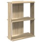 vidaXL Libreria 3 Ripiani Rovere Sonoma 60x30x80 cm Legno Multistrato