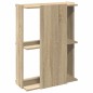 vidaXL Libreria 3 Ripiani Rovere Sonoma 60x30x80 cm Legno Multistrato