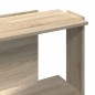 vidaXL Libreria 3 Ripiani Rovere Sonoma 60x30x80 cm Legno Multistrato