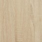 vidaXL Libreria 3 Ripiani Rovere Sonoma 60x30x80 cm Legno Multistrato