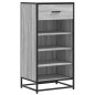 vidaXL Scarpiera Grigio Sonoma 48x38x97,5 cm in Legno Multistrato