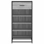 vidaXL Scarpiera Grigio Sonoma 48x38x97,5 cm in Legno Multistrato
