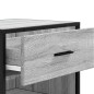vidaXL Scarpiera Grigio Sonoma 48x38x97,5 cm in Legno Multistrato