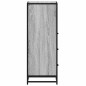 vidaXL Armadietto Bagno Grigio Sonoma 35x37,5x100 cm Legno Multistrato