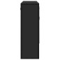 vidaXL Armadietto Specchio da Bagno Nero 65x20x60 cm Legno Multistrato vidaXL Armadietto Specchio da Bagno Nero 65x20x60 cm Legno Multistrato
