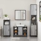 vidaXL Mobile Lavabo Bagno Grigio Sonoma 60x30x60 cm Legno Multistrato vidaXL Mobile Lavabo Bagno Grigio Sonoma 60x30x60 cm Legno Multistrato