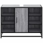 vidaXL Mobile Lavabo Bagno Grigio Sonoma 60x30x60 cm Legno Multistrato vidaXL Mobile Lavabo Bagno Grigio Sonoma 60x30x60 cm Legno Multistrato