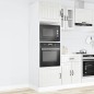 vidaXL Armadi Forno 2 pz Kalmar Bianchi Lucido in Legno Multistrato
