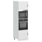 vidaXL Armadi Forno 2 pz Kalmar Bianchi in Legno Multistrato