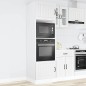 vidaXL Armadi Forno 2 pz Kalmar Bianchi in Legno Multistrato