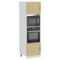 vidaXL Armadi Forno 2 pz Lucca Rovere Sonoma in Legno Multistrato