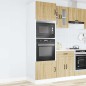 vidaXL Armadi Forno 2 pz Lucca Rovere Sonoma in Legno Multistrato