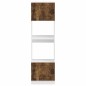 vidaXL Armadi Forno 2 pz Lucca Rovere Fumo in Legno Multistrato