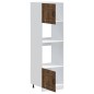 vidaXL Armadi Forno 2 pz Lucca Rovere Fumo in Legno Multistrato