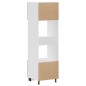 vidaXL Armadi Forno 2 pz Lucca Rovere Fumo in Legno Multistrato