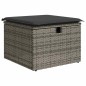 vidaXL Set Divano da Giardino 8 pz con Cuscini Grigio in Polyrattan vidaXL Set Divano da Giardino 8 pz con Cuscini Grigio in Polyrattan