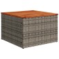 vidaXL Set Divano da Giardino 8 pz con Cuscini Grigio in Polyrattan vidaXL Set Divano da Giardino 8 pz con Cuscini Grigio in Polyrattan