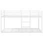 vidaXL Letto a Castello senza Materasso Bianco 75x190 cm in Acciaio vidaXL Letto a Castello senza Materasso Bianco 75x190 cm in Acciaio