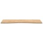 vidaXL Piano Scrivania 140x60x2,5 cm Rovere Massello Non Trattato vidaXL Piano Scrivania 140x60x2,5 cm Rovere Massello Non Trattato