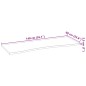 vidaXL Piano Scrivania 140x60x2,5 cm Rovere Massello Non Trattato vidaXL Piano Scrivania 140x60x2,5 cm Rovere Massello Non Trattato