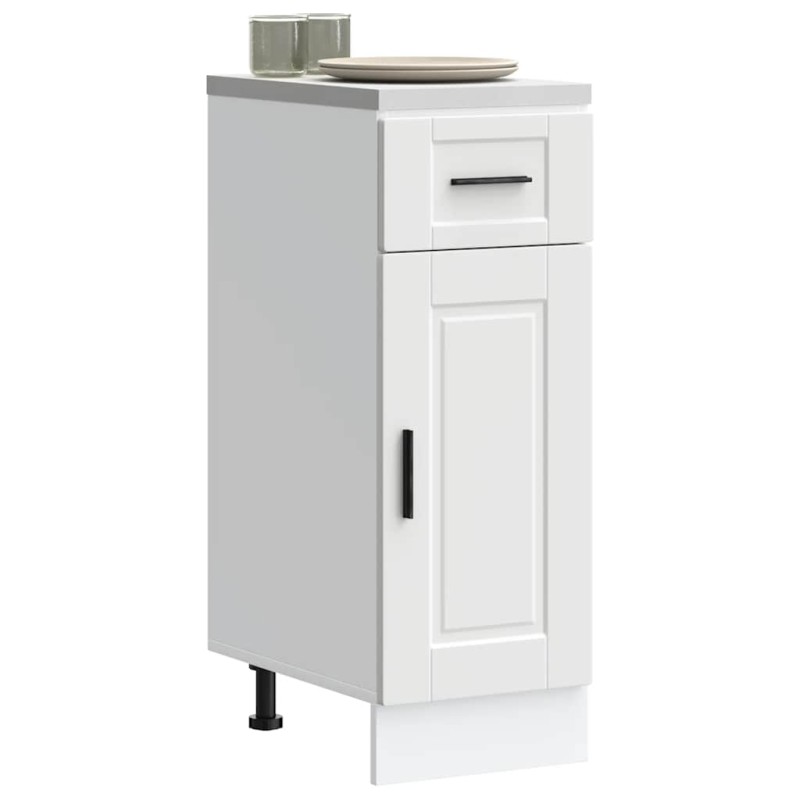 vidaXL Base da Cucina Porto Bianco in Legno Multistrato vidaXL Base da Cucina Porto Bianco in Legno Multistrato