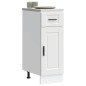 vidaXL Base da Cucina Porto Bianco in Legno Multistrato vidaXL Base da Cucina Porto Bianco in Legno Multistrato
