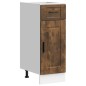 vidaXL Base da Cucina Porto Rovere Fumo in Legno Multistrato vidaXL Base da Cucina Porto Rovere Fumo in Legno Multistrato