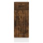 vidaXL Base da Cucina Porto Rovere Fumo in Legno Multistrato vidaXL Base da Cucina Porto Rovere Fumo in Legno Multistrato