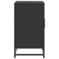 vidaXL Mobile Lavabo da Bagno Nero 65x33x60 cm in Legno Multistrato