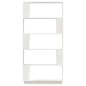 Libreria/Divisorio Bianco 80x25x163,5 cm Legno Massello di Pino Libreria/Divisorio Bianco 80x25x163,5 cm Legno Massello di Pino