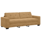 Set di Divani a 2 Pezzi con Cuscini in Velour Marrone