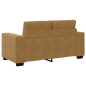 Set di Divani a 2 Pezzi con Cuscini in Velour Marrone