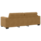 Set di Divani a 2 Pezzi con Cuscini in Velour Marrone