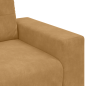 Set di Divani a 2 Pezzi con Cuscini in Velour Marrone