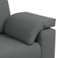 Set Divano 2 Pezzi con Cuscini Grigio Scuro Set Divano 2 Pezzi con Cuscini Grigio Scuro