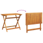 Set Bistro da Giardino Pieghevole vidaXL 4 Pezzi in Legno Massello di Acacia Set Bistro da Giardino Pieghevole vidaXL 4 Pezzi in Legno Massello di Acacia