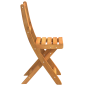 Sedie da Giardino Pieghevoli vidaXL 4 pcs 36x46x86 cm Legno Massello di Acacia Sedie da Giardino Pieghevoli vidaXL 4 pcs 36x46x86 cm Legno Massello di Acacia