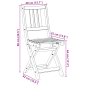Sedie da Giardino Pieghevoli vidaXL 4 pcs 36x46x86 cm Legno Massello di Acacia Sedie da Giardino Pieghevoli vidaXL 4 pcs 36x46x86 cm Legno Massello di Acacia