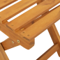 vidaXL Sedie da Giardino Pieghevoli 6 pz 36x46x86 cm Legno Massello di Acacia vidaXL Sedie da Giardino Pieghevoli 6 pz 36x46x86 cm Legno Massello di Acacia
