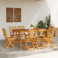 vidaXL Sedie da Giardino Pieghevoli 8 pcs 36x46x86 cm Legno Massello di Acacia vidaXL Sedie da Giardino Pieghevoli 8 pcs 36x46x86 cm Legno Massello di Acacia