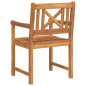 Sedie da giardino vidaXL 8 pz 56x55.5x90 cm Legno massello di acacia Sedie da giardino vidaXL 8 pz 56x55.5x90 cm Legno massello di acacia