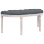 Panca Grigio Scuro 110,5x45x49 cm in Velluto