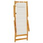 Sdraio pieghevoli vidaXL 2 pezzi Grigio chiaro in legno massello di acacia e Textilene Sdraio pieghevoli vidaXL 2 pezzi Grigio chiaro in legno massello di acacia e Textilene